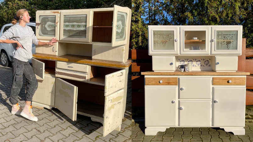 Pola realizuje różne projekty klientów. Uczy też, jak samodzielnie odnowić kredens z PRL-u