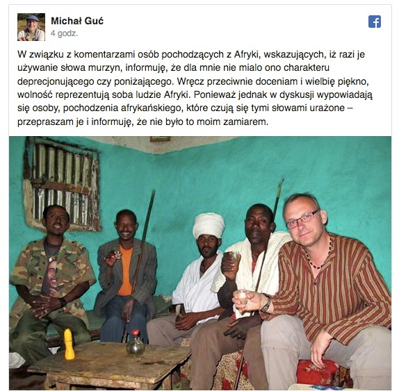 Przeprosiny Michała Gucia / screen