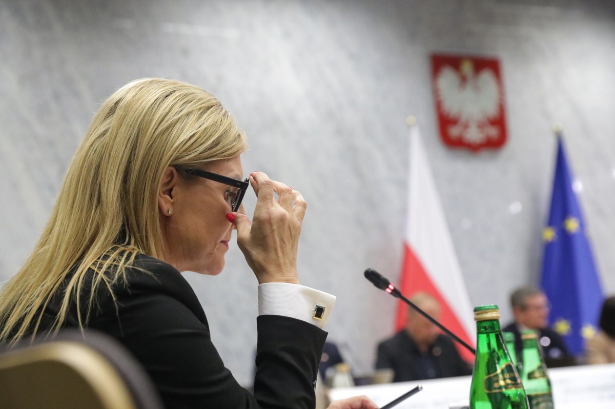 Warszawa, 08.10.2024. Wezwana na świadka prokurator Ewa Wrzosek na posiedzeniu sejmowej Komisji Śledczej ds. inwigilacji systemem Pegasus, 8 bm. w Sejmie w Warszawie. (aldg) PAP/Tomasz Gzell