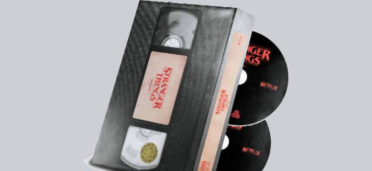 Stranger Things na DVD/Blu-ray wzorowanym na kasetę VHS