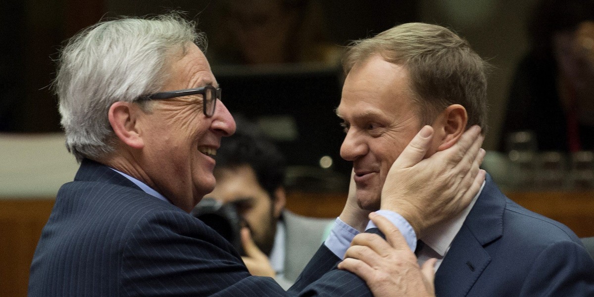 Jean Claude Juncker i Donald Tusk