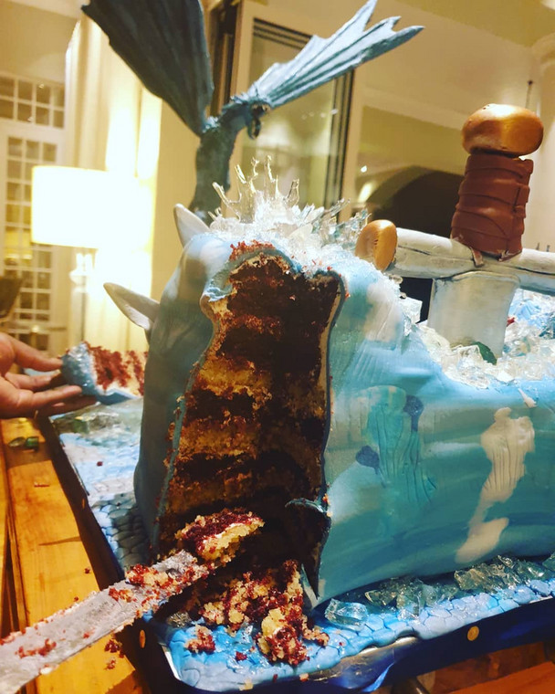 Pierra Makena cake (Instagram) 