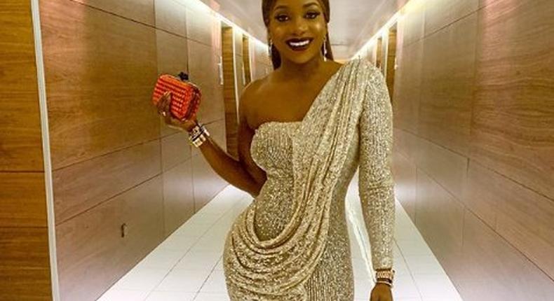 Chioma Ikokwu looks sizzling in this Style Temple dress!