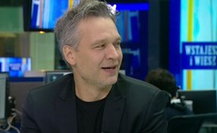 Michał Żebrowski wspiera 'czarny protest'. Zasiadł w kasie we własnym teatrze