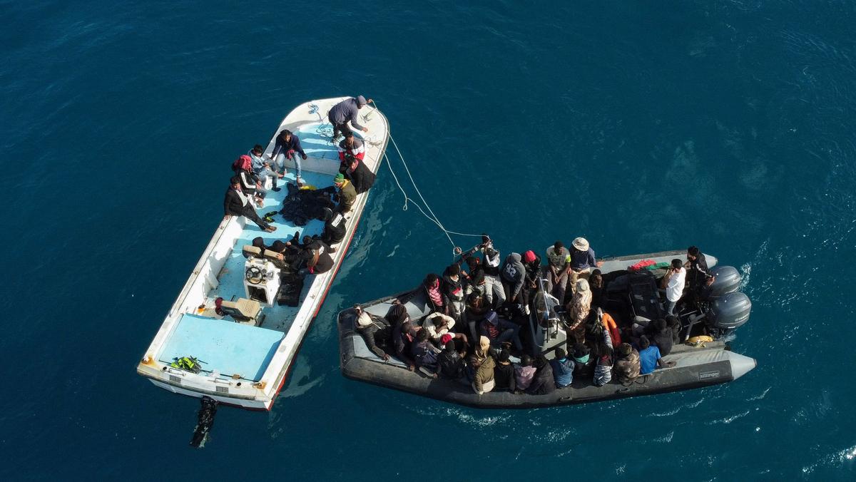 Migranci na Morzu Libijskim, 25 kwietnia 2023 r.