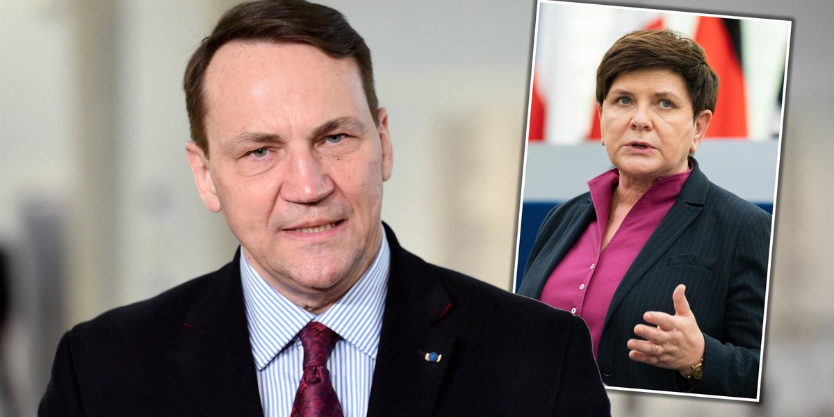 Radosław Sikorski i Beata Szydło starli się o stosunki polsko-amerykańskie.