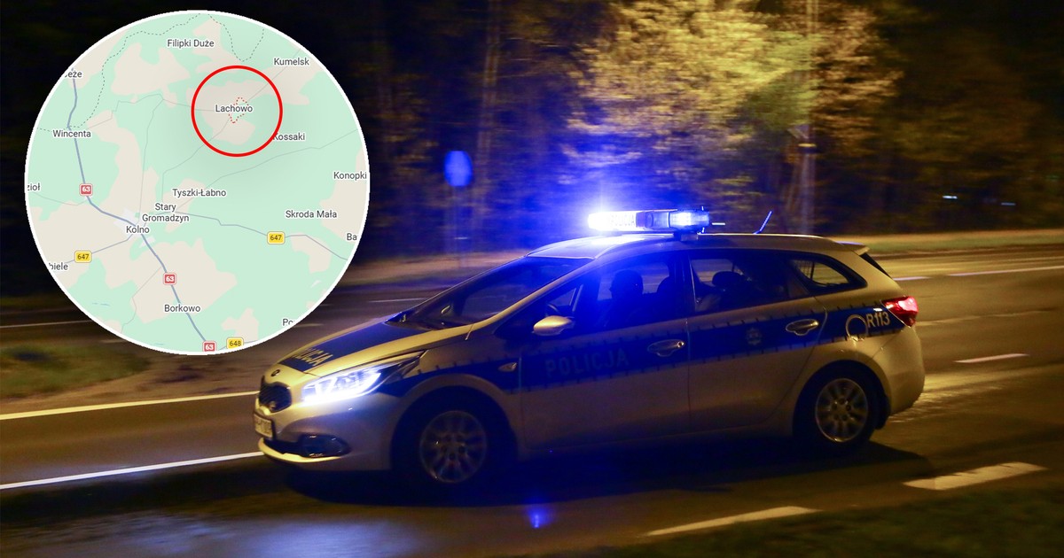 Zatrważające sceny pod Kolnem: Strażacy zaatakowani przez mężczyznę