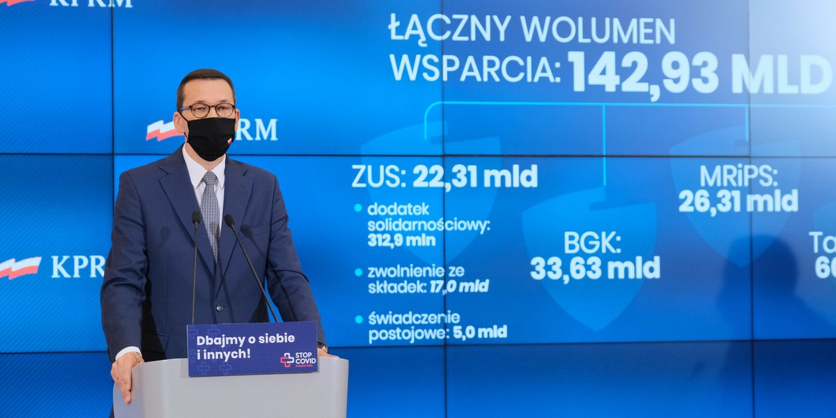 Chodzi o wsparcie z tarczy finansowej 1.0. Na utrzymanie biznesu w czasie epidemii koronawirusa firmy dostały z Polskiego Funduszu Rozwoju ponad 60 mld zł. Teraz subwencje są umarzane.