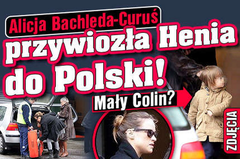 Bachleda-Curuś przywiozła Henia do Polski! Mały Colin? ZDJĘCIA 
