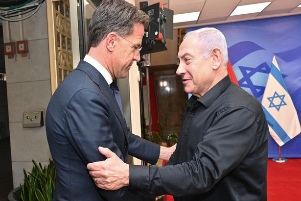 Mark Rutte i Benjamin Netanjahu