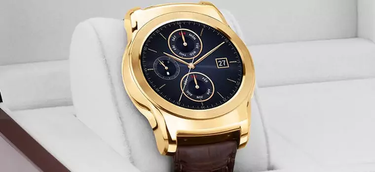 LG Watch Urbane Luxe z 23-karatowego złota oficjalnie