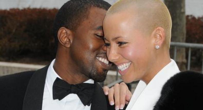 Amber Rose and Kanye West