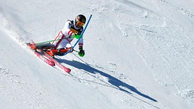 Alpejski PŚ: Marcel Hirscher prowadzi na półmetku giganta w Kranjskiej Gorze