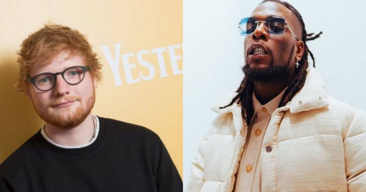 Burna Boy And Ed Sheeran Debut At No 1 In Nigeria With For My Hand