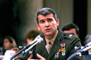 North Testifies Before the Iran-Contra Committee