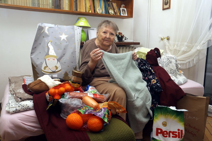 Pani Łucja Wittman została obdarowana przez prezydenta Gdańska