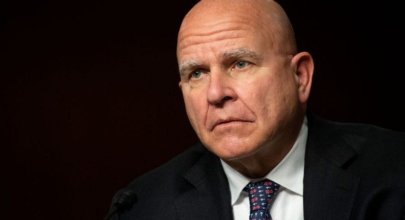 Former National Security Advisor HR McMaster.