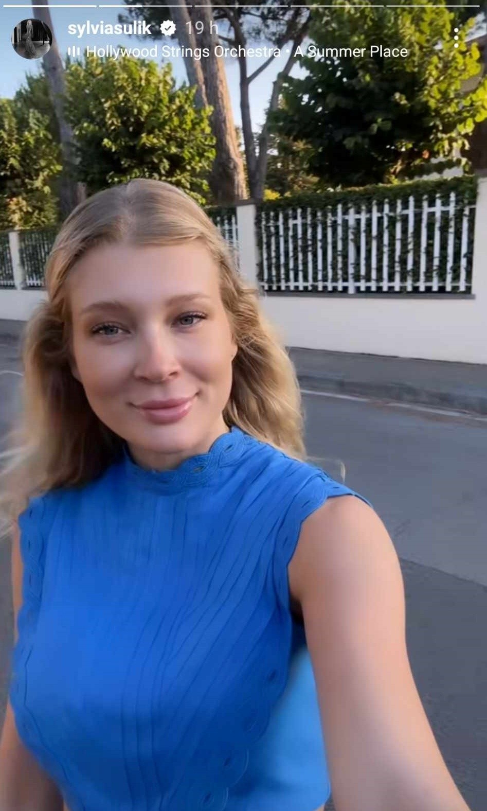 Sylvia Šulíková v Taliansku.