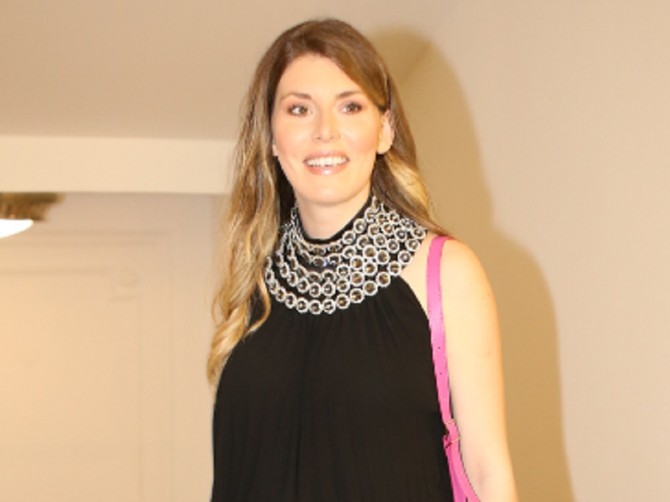 Tamara Dragičević na reviji Stefana Đokovića u Beogradu