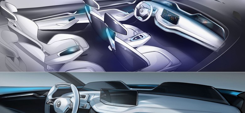 Nowa Skoda Vision E odkrywa wnętrze. Czesi zdradzili sekret i tak wygląda ich pierwszy samochód elektryczny