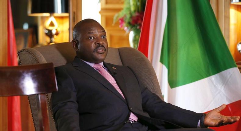 Burundian President, Pierre Nkurunziza