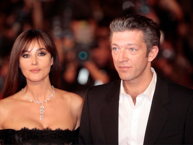 Monika Beluči i Vensan Kasel 2008. u Rimu 