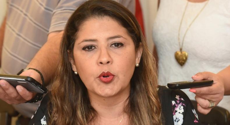 Paraguayan Justice Minister Cecilia Perez, pictured, said prison staff knew nothing and did nothing about the escape