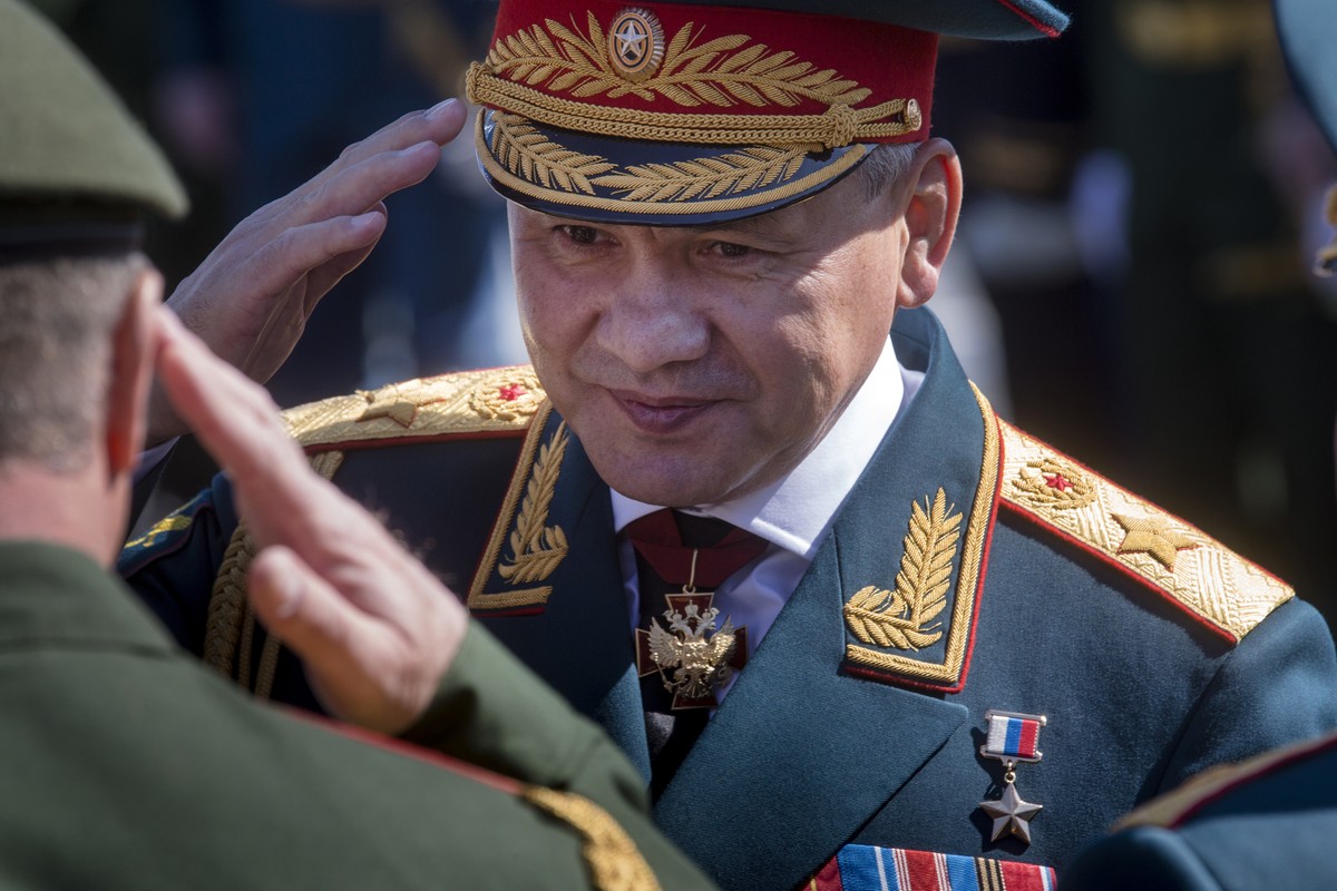 Minister obrony Federacji Rosyjskiej Siergiej Szojgu ogłasza zdobycie nowych terytoriów na Ukrainie