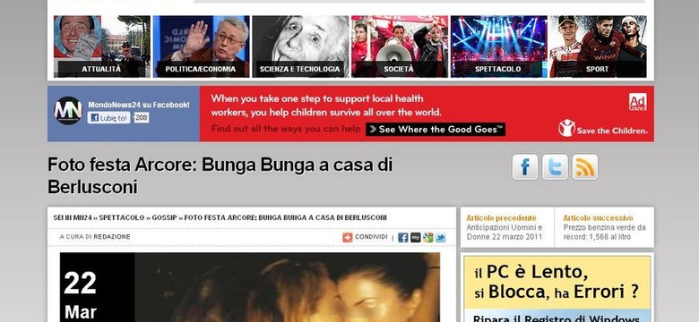 Wyciekają zdjęcia z imprez bunga-bunga u Berlusconiego