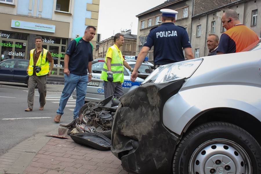 Zderzenie na Limanowskiego