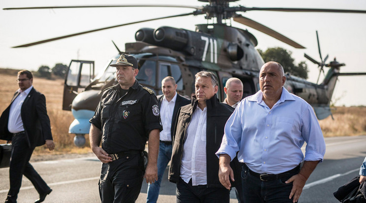Orbán Viktor Leszovóban a bolgár kormányfővel / Fotó: MTI