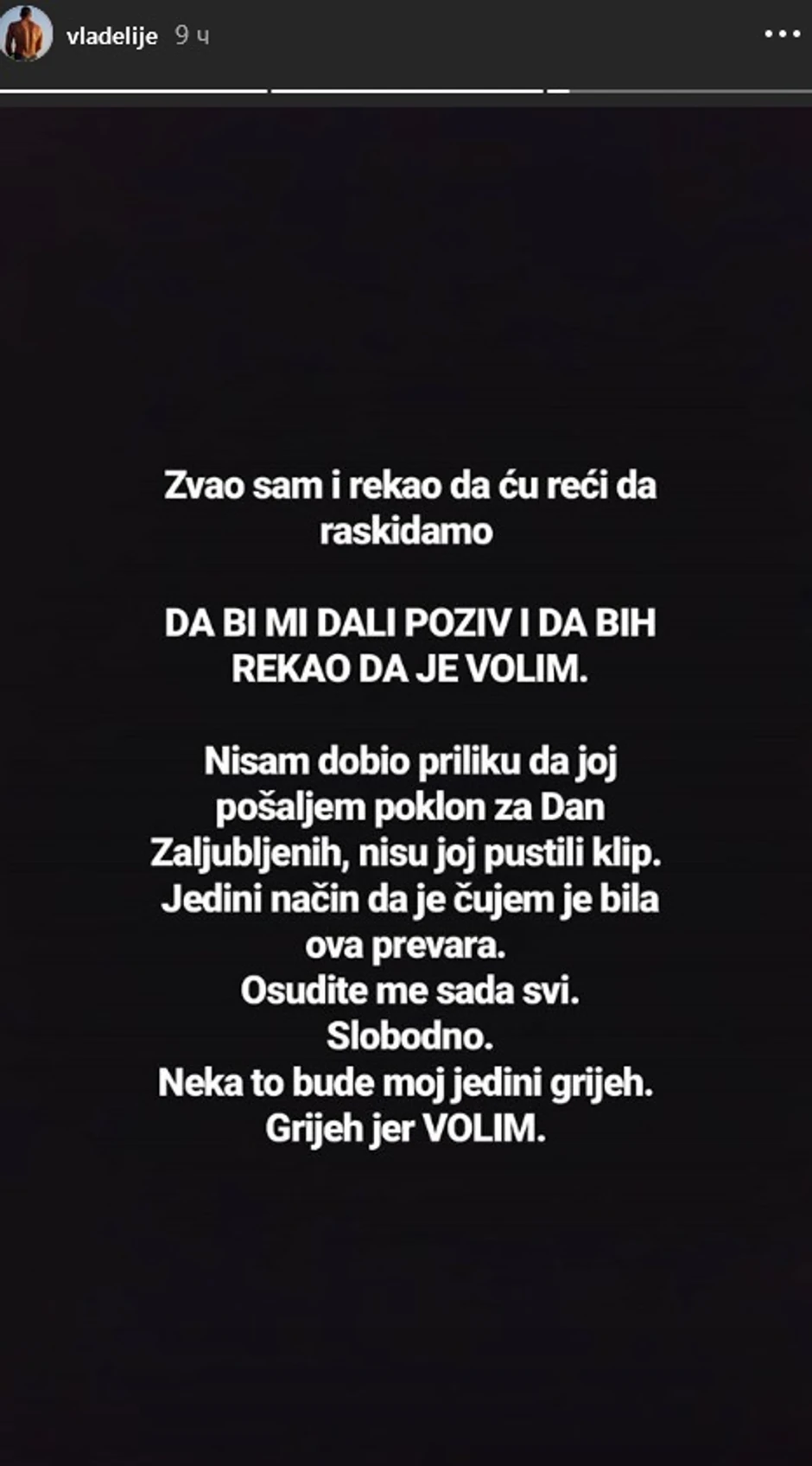 POTPUNI OBRT Stanija saznala da ju je Vladimir JAVNO OSTAVIO, a onda se on oglasio ŠOK PORUKOM