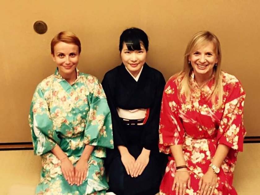 Marzena Rogalska i Katarzyna Zielińska w Japonii