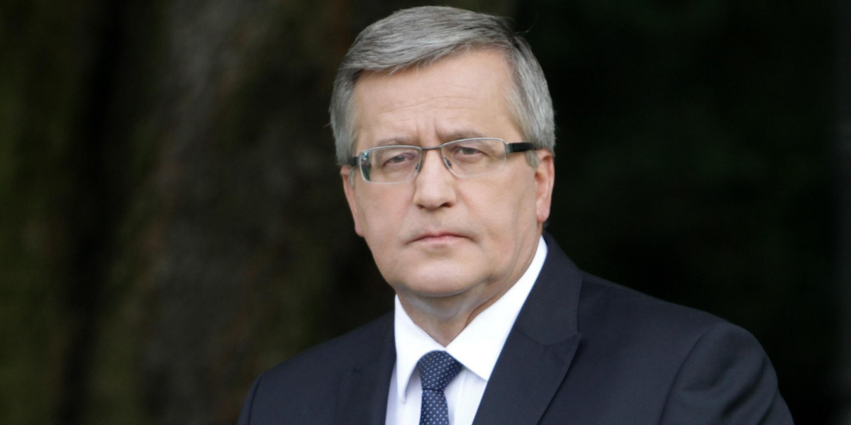 Były prezydent Bronisław Komorowski