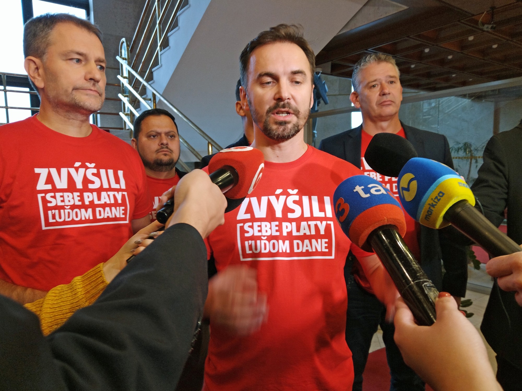 Michal Šipoš a Igor Matovič.