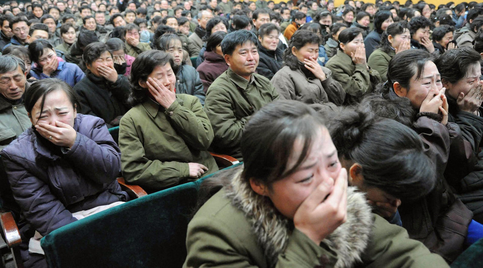 Histeria po śmierci Kim Dzong Ila, fot. Reuters