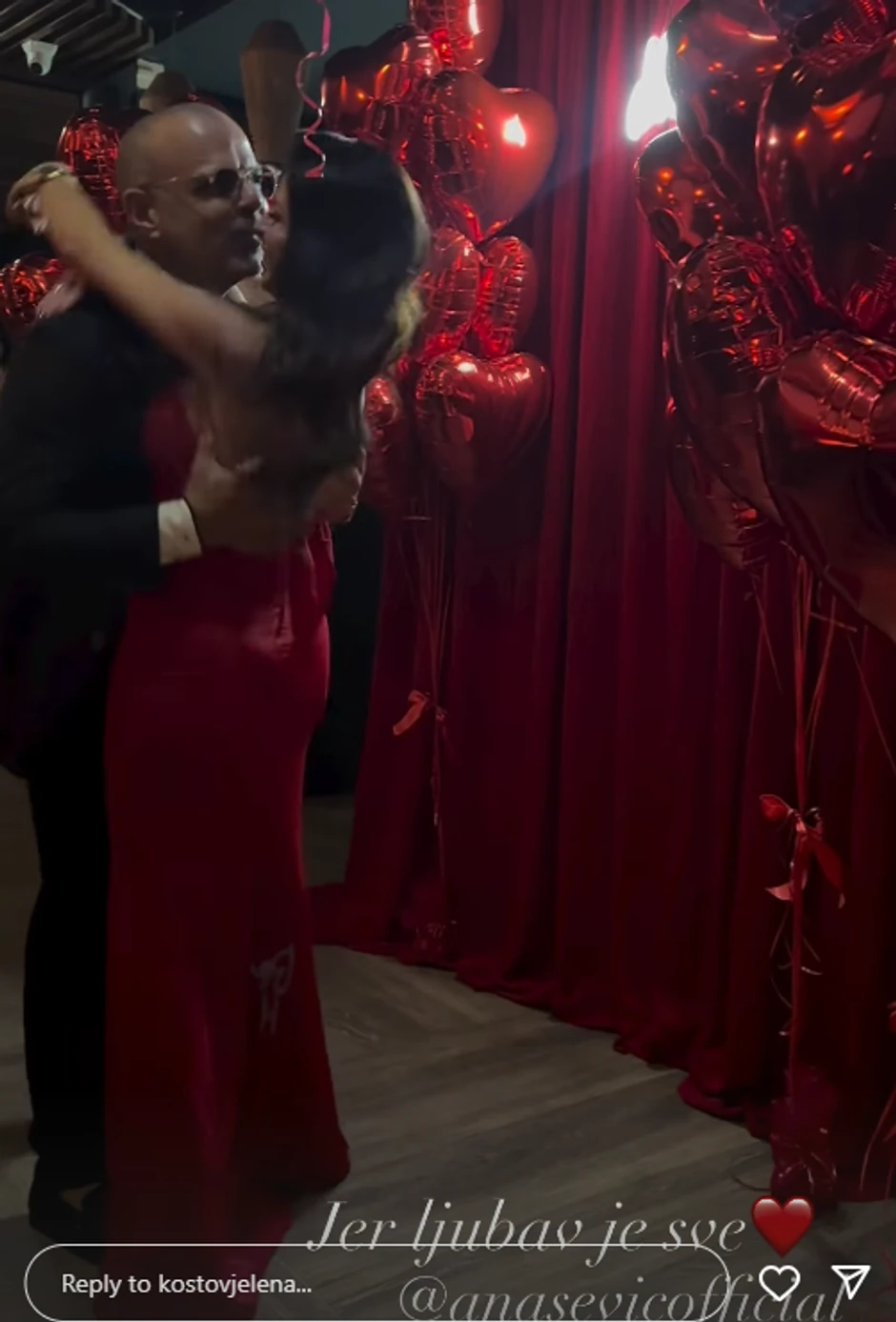 Ana Sević sa suprugom