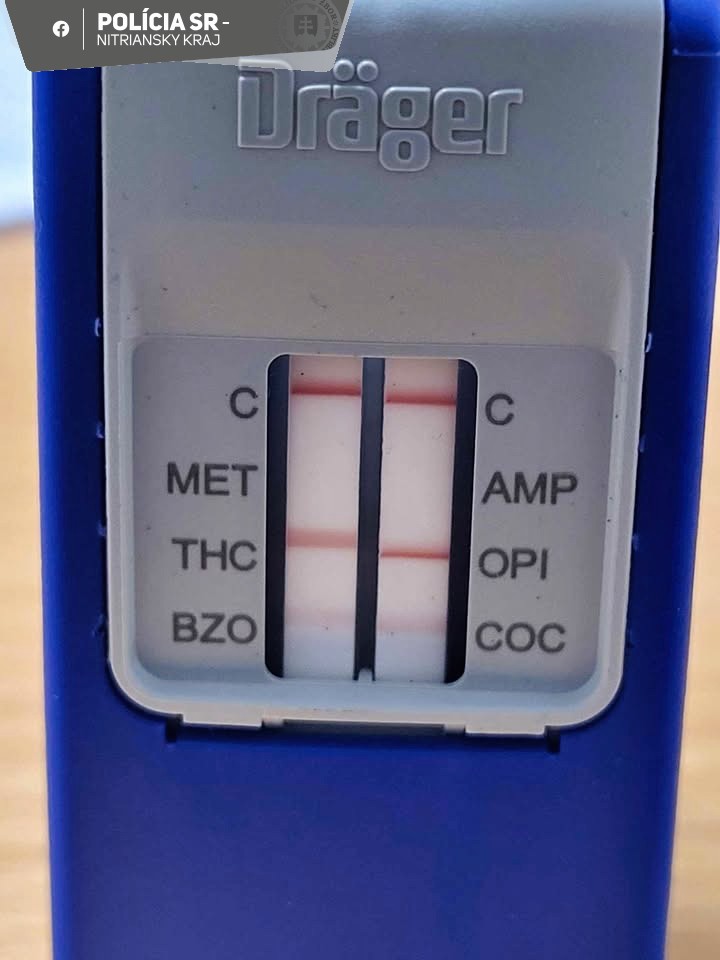Vodič jazdil pod vplyvom drog.