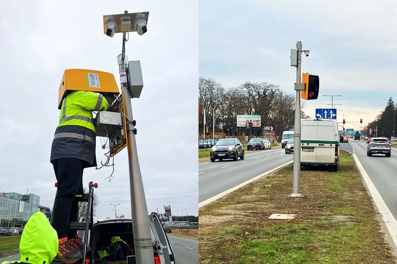Fotoradar rekordzista na Al. Jerozolimskie w Warszawie
