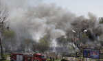 Pożar w centrum Wrocławia