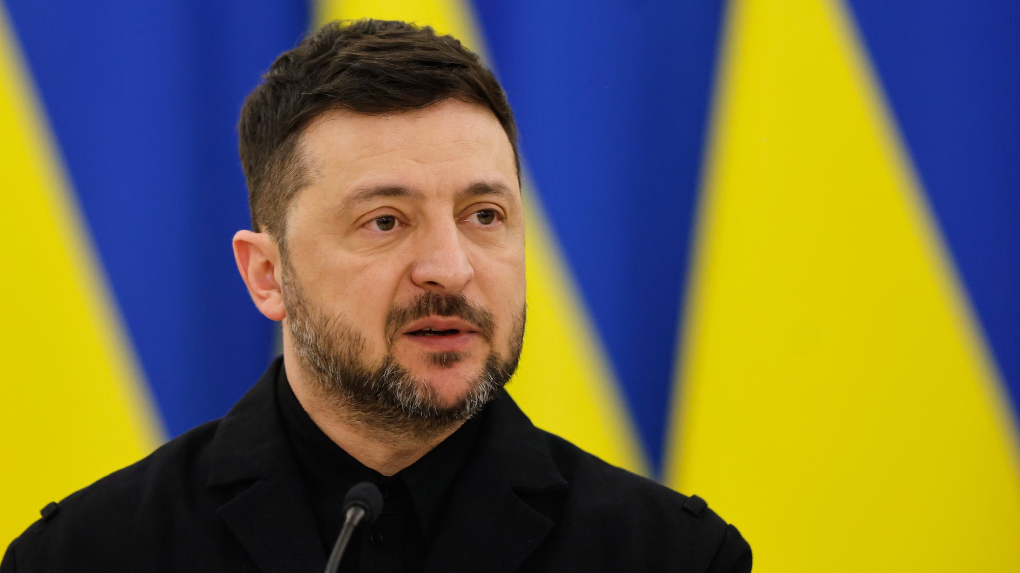 Ukrajinský prezident Volodymyr Zelenskyj. 