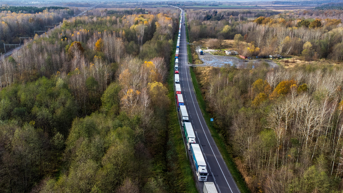Protest rolników na ukraińskiej granicy. Konieczna zmiana tras ciężarówek