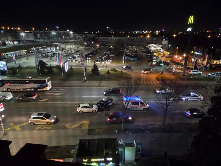 Nesreća kod železničke stanice u Novom Sadu