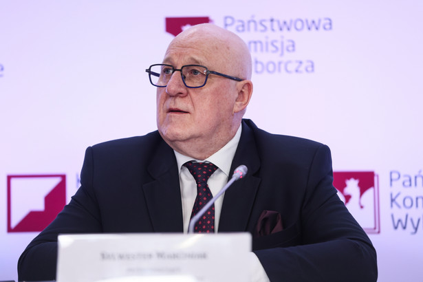 Przewodniczący PKW Sylwester Marciniak