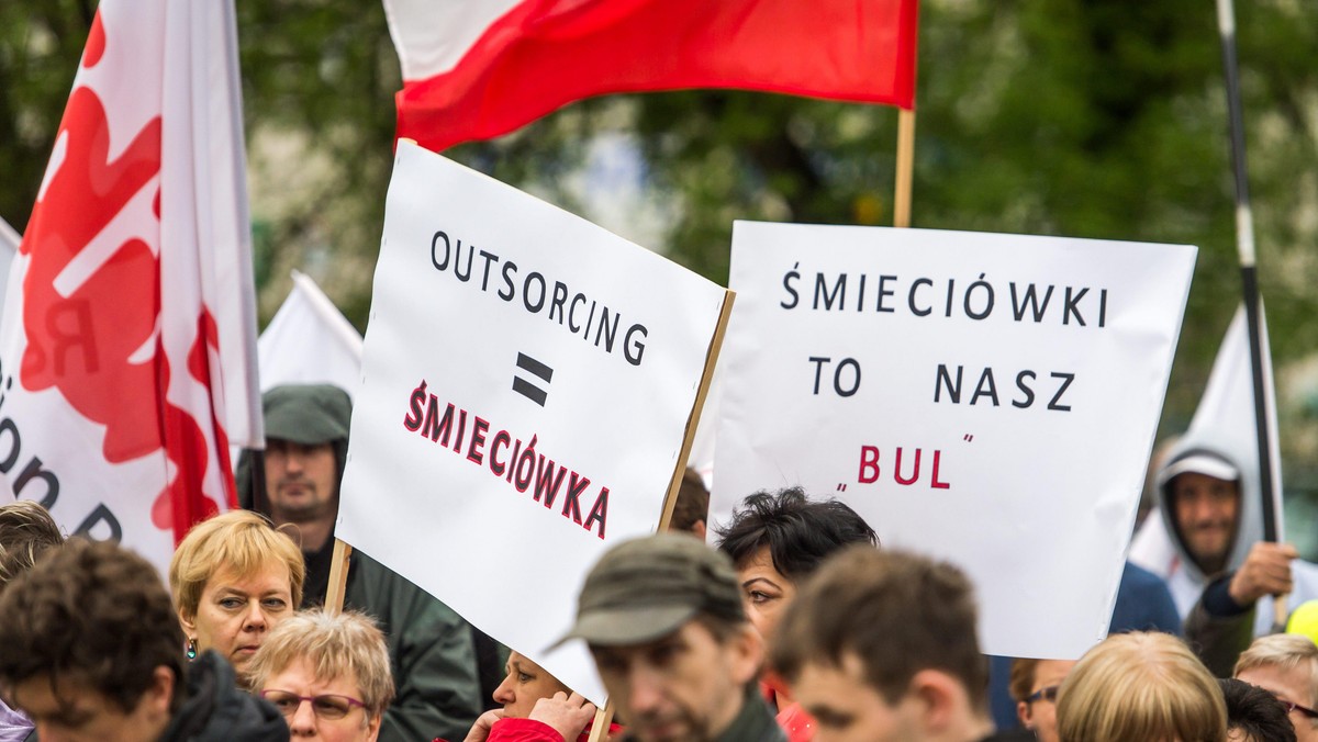 Śmieciówki umowy cywilno-prawne zatrudnienie praca rynek pracy