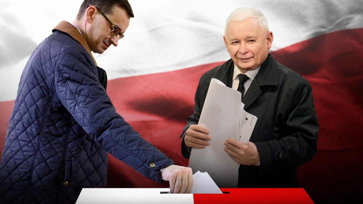 Mateusz Morawiecki i Jarosław Kaczyński