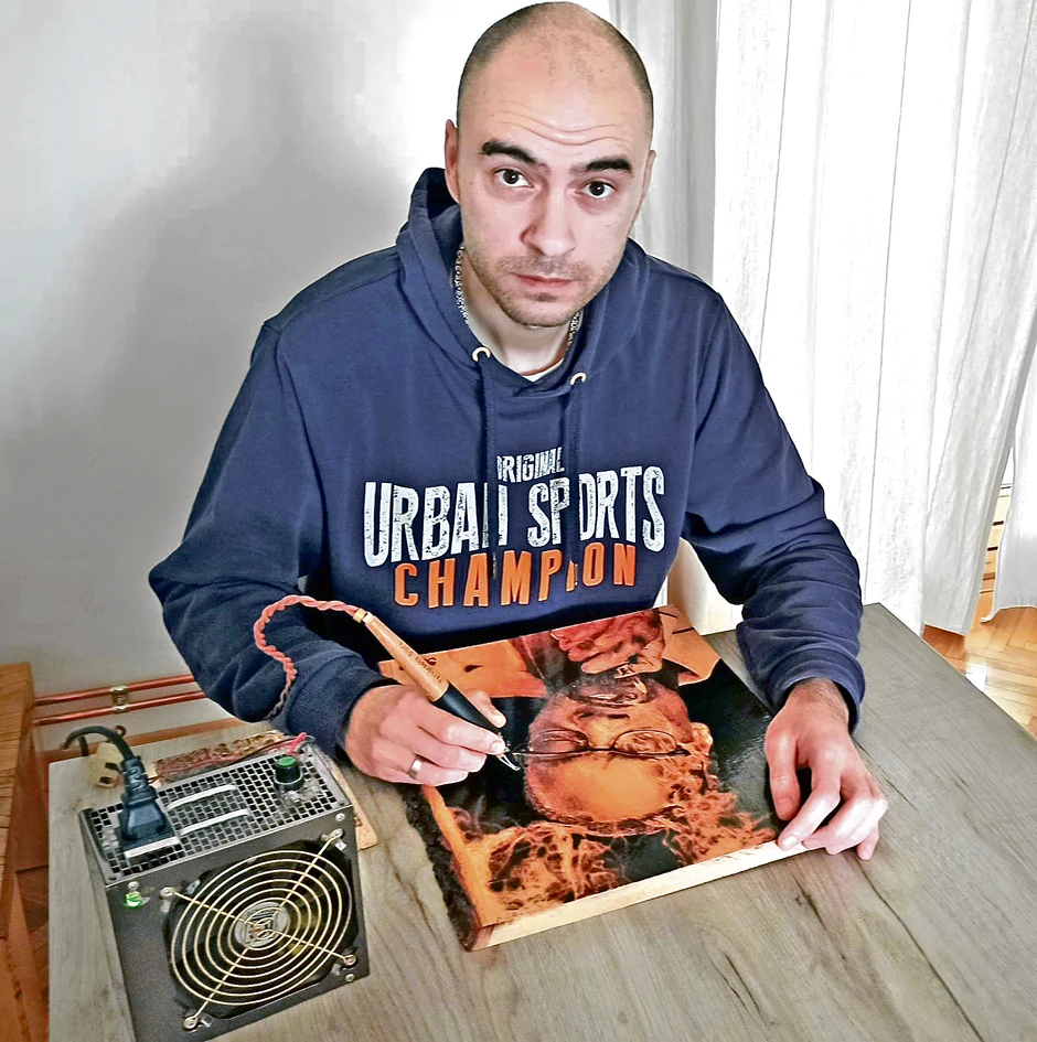 Ivan Đurić je fizioterapeut, ali umetnički dar je očigledno jači