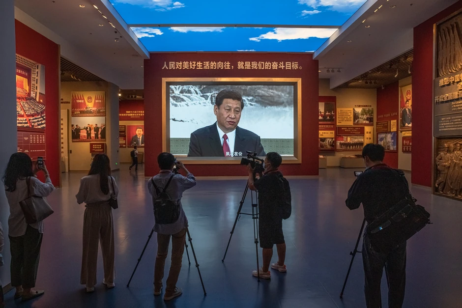 Kult ličnosti - Si na ekranu u novoizgrađenom Muzeju KP Kine u Pekingu