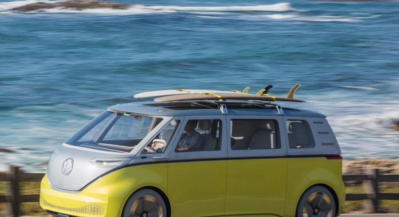 The Volkswagen I.D. BUZZ Concept.