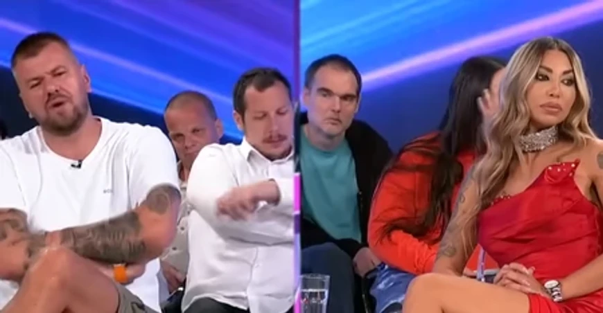 Marko Janjušević Janjuš i Aneli Ahmić (Foto: Screenshot TV Pink)